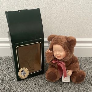 Geppeddo Cuddle Kids “Buster Bear” Porcelain Doll